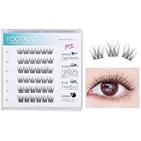 Amazon | YOOTASIOつけまつげ のり不要 1秒まつエク 部分つけまつげ